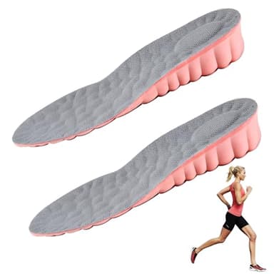 EUYKQNOI Semelles Chaussures Augmenter Talon Ascenseur la Semelle Intérieure Confort Élastique Invisibles Homme Femme Amortissante 2,5 cm, convient aux pointures 37/38