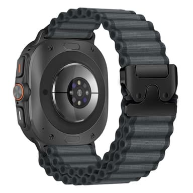 Bracelets Nylon pour Bracelet Samsung Galaxy Watch Ultra Hommes/Femme,Alpine Sport Band Parachute Remplacement Strap Traspirante Léger et Respirant Trail Bracelet Montre pour Galaxy Watch Ultra 47mm