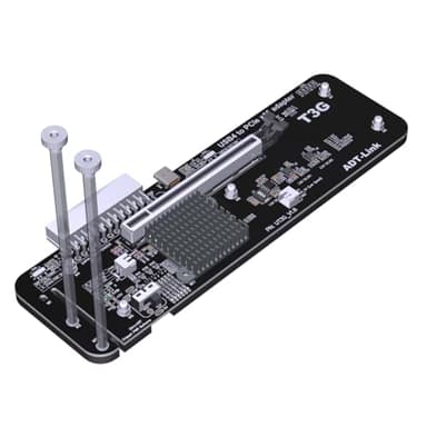 JMT ADT-UT3G Station d'accueil USB 4.0 64 Go PCIe4.0x4 vers carte graphique pour ordinateur portable, adaptateur de conversion externe compatible avec Thunderbolt 3 4