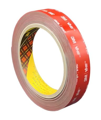 Dpm tapes - 3M VHB - Ruban adhésif double face universel extra fort en mousse acrylique, résistance à l'eau et aux hautes températures, décor de Noël, bandes LED, voiture,maison bureau (10 mm x 11 m)