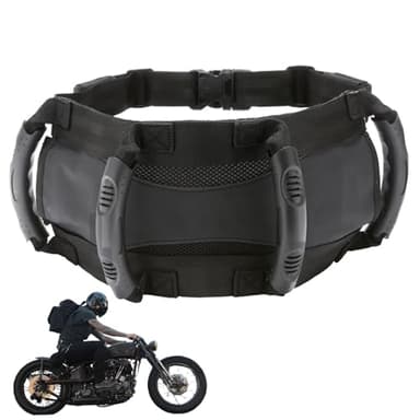 Harnais de moto pour enfants, poignées de passager de moto, poignée de ceinture de sécurité réglable pour motocross, VTT, scooter, motoneige