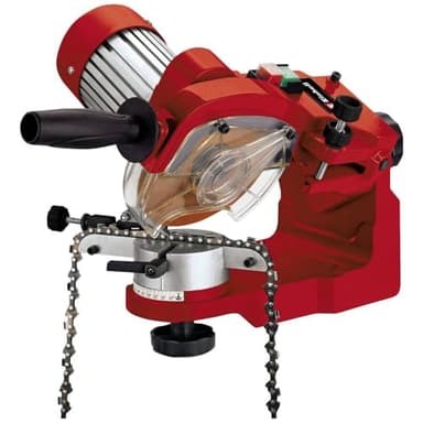 Einhell Affûteuse de chaîne de tronçonneuse électrique GC-CS 235 E (235 W, Epaisseur de la meule 3,2 mm, Dispositif de serrage, Éclairage, Tête d’affûtage inclinable, Livrée avec 1 meule abrasive)
