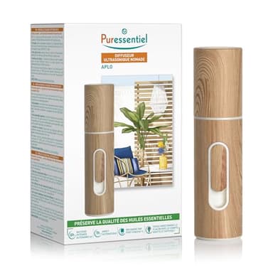 Puressentiel – Diffuseur d’huiles essentielles APLO – Diffusion ultrasonique sans eau – Nomade