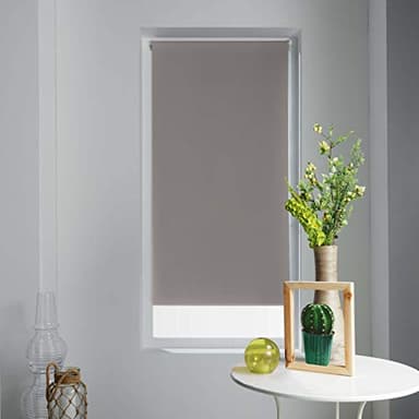 Douceur d'Intérieur, Store Enrouleur Occultant (60 x 180 cm) Occult Taupe, Polyester