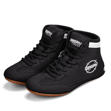 Chaussures de Lutte,Chaussures de Boxe de Lutte,Respirantes Wrestling Shoes,Chaussures de Boxe pour Homme,Unisexe,Respirant,Confort,Antidérapant,Souple,pour Hommes,Femmes,Enfants,Boxe.
