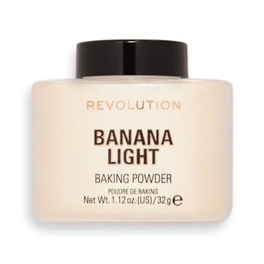 Makeup Revolution, Loose Baking Powder, Poudre, Banana Light, 32g