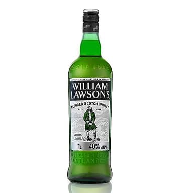 William Lawson's Whisky Blended Scotch, 40% Vol, 100cL / 1L, Spirit avec du Malt Fruité