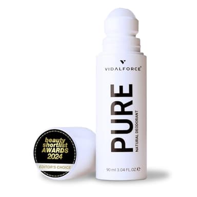 Pure Déodorant pour homme naturel sans aluminium avec protection 24h sans aluminium ni parabène 100 % naturel XXL 90 ml