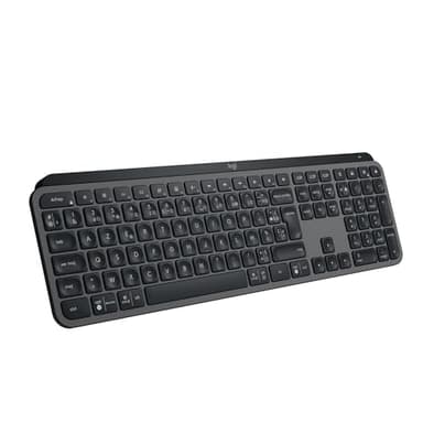 Logitech MX Keys S Clavier sans Fil Rechargeable USB C, Clavier Silencieux, Rétroéclairé, Touches Ergonomiques et Programmables, Bluetooth, Windows PC, Linux, Chrome, Mac, AZERTY Français - Pale Grey