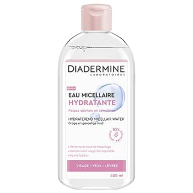 Diadermine - Eau Micellaire - Hydratante - 400 ml - Lot de 2