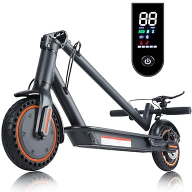 Trottinette Electrique Adulte, Endurance 30 Km, Vitesse Maximale 25 Km/h, Scooter éLectrique Universel pour Hommes et Femmes,Convient Aux Enfants De 10 Ans Et Plus, Noire/Loisirs et Divertissements