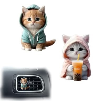 BIRLOZA 2PCS Diffuseur huiles essentielles Voiture,Diffuseur d'aromathérapie,Voiture Essentielle,Voiture diffuseur de Voiture,Huile de Parfum de Voiture,Désodorisant pour Voiture