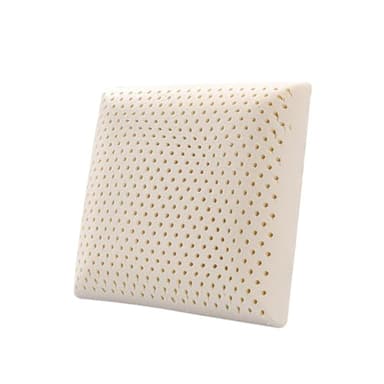 Oreiller de sommeil doux en latex naturel Coussin standard carré respirant