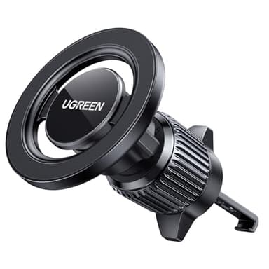 UGREEN Support Téléphone Voiture Magnétique pour MagSafe Porte Smartphone Voiture Aimanté Compatible avec iPhone 17 Pro Max Air 16 15 14 13 12 Galaxy S25 S24 Pixel 10 9 8 (Noir)