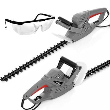 Lehmann LGCAXHT4545E-1 Taille-Haie Électrique 450/45, Taille Haie Électrique avec Puissance du Moteur de 1500 W, Longueur de Lame de 45 cm et Poignée Ergonomique, pour Tailler Les Haies et Les