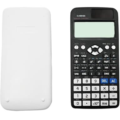 FX991-EX Calculatrice Scientifique à Piles et à énergie Solaire, FX-991EX Calculatrice Scientifique/d'ingénierie avancée - 552 Fonctions pour l'école et Le Bureau (Noir)