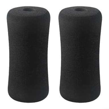 Lot de 2 rouleaux de rechange en mousse pour banc de musculation et accessoires de gym à domicile (23 x 90 x 170 mm)