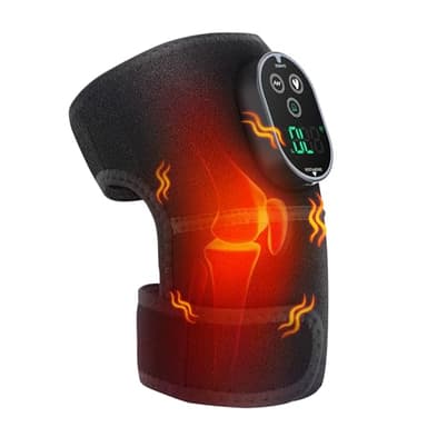 Genouillère Chauffante Sans Fil, Coussin Chauffant Pour Genou Avec Contrôle Tactile, Genouillère Chauffante Pour Épaule Et Coude Avec 6 Niveaux De Chauffage, 3 Modes De Massage, Réglages De Minuterie