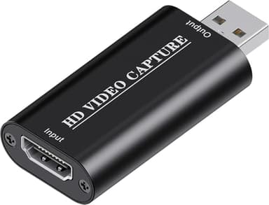 Adaptateur hdmi Cartes de Capture Audio vidéo, Carte de Capture de Jeu, 1080p Adaptateur HDMI vers USB, Streaming multimédia, Compatible avec Nintendo Switch, PS3/4, Xbox One