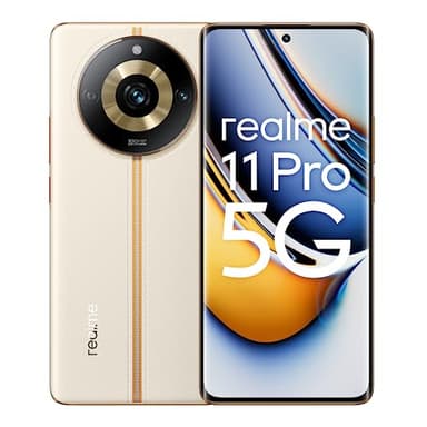 realme 11 Pro 5G 8+128GB Smartphone, Écran incurvé de 120 Hz, Appareil Photo Prolight OIS de 100 MP, Batterie puissante de 5 000 mAh, Charge SuperVOOC 67 W, Beige Sunrise