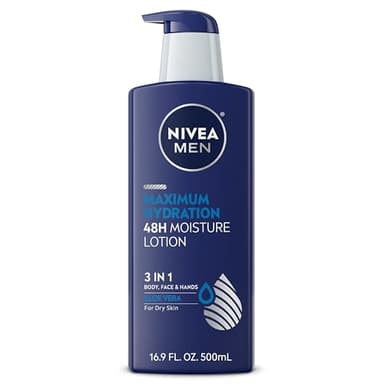 NIVEA Men Maximum Hydration 3 in 1 Nourishing Lotion 16.9 Fluid Ounce by Nivea Men