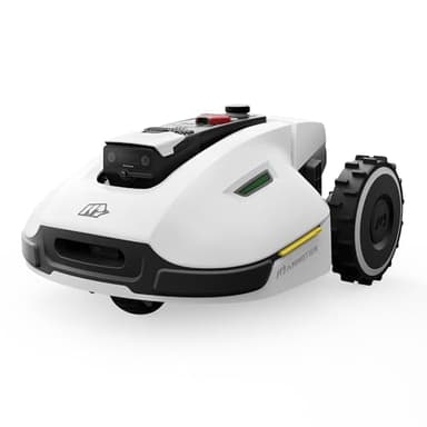 MAMMOTION YUKA 1000 Robot Tondeuse à Balayage et Vidage Automatique, UltraSense AI Vision sans Fil Périphérique jusqu'à 1000㎡ Pente jusqu'à 45%, Cartographie Automatique, Largeur de Coupe 320mm