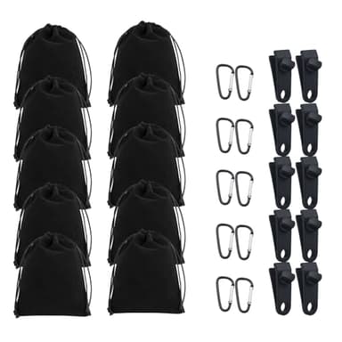 DAOOZHU 10 Sacs de lestage Portables et remplissables pour stabiliser Rideaux, pergolas et tentes