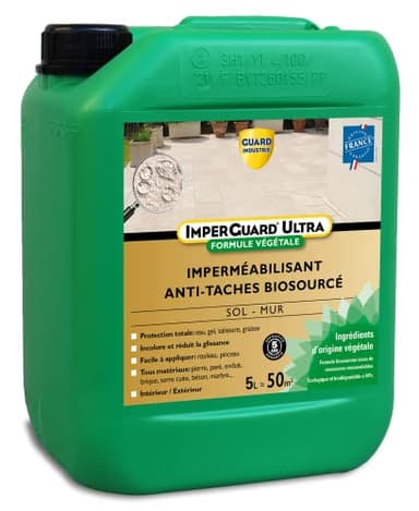ImperGuard Ultra - Imperméabilisant Super Antitache Incolore - Toute Pierre -5L- 50m2