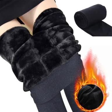 BASTOUR Legging Femmes Hiver,Legging Thermique pour Femme,Legging Femmes Pantalon,Legging Taille Haute Femme,Taille Haute,Opaque,Chaud et Confortable,Élastique,Legging de Sport,Grande Taille,Noir