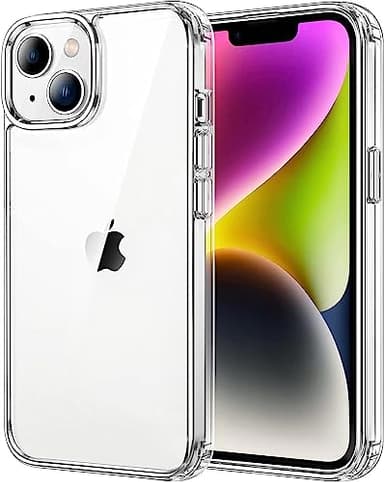 tigratigro Coque pour iPhone 13 mini 5,4 pouces, anti-jaunissement, coque avec absorption des chocs et anti-rayures, structure de protection antidérapante, style classique transparent