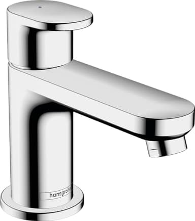 hansgrohe Vernis Blend - Mitigeur de lavabo eau froide sans tirette ni vidage, Robinet de salle de bain avec hauteur sous bec 59 mm, économie d'eau (EcoSmart), Chromé, 71583000