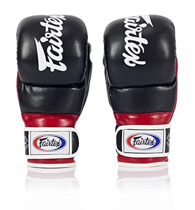 Fairtex FGV18 Super MMA Gants de Sparring Noir/Rouge