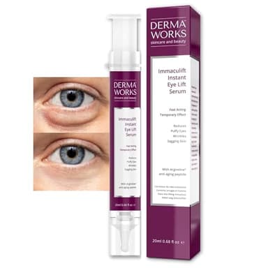 DERMAWORKS Immaculift Sérum Liftant Instantané – Soin Anti-Rides Puissant pour un Effet Tenseur Immédiat – Lifting Visage et Contour Redéfini – Formule Avancée pour Peau Raffermie