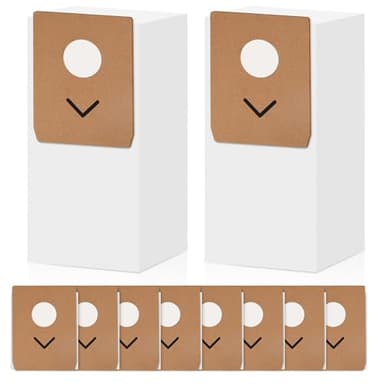 Lot de 10 sacs à poussière pour aspirateur sans fil Eureka Stylus Elite NEC490BL NEC490SE, grande capacité de 3 l
