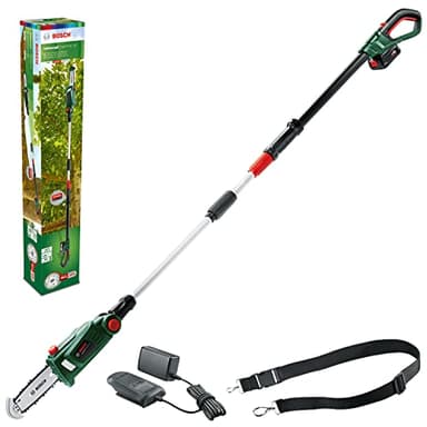 Bosch Home and Garden UniversalChainPole 18 Elagueuse sur perche sans-fil, Vert, Taille Unique