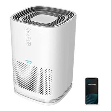 Cecotec Purificateur d'air TotalPure Connected 7500 Connected Purificateur d’air avec 600 CADR, 200 m3 de surface couverte, écran LED et contrôle via Wi-Fi. (1500 Connected)