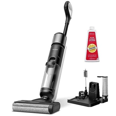 Ultenic AC1 Elite Aspirateur Laveur sans Fil, Aspirateur Balai sans Fil Humide et Sec 3 en 1, Léger, 50 Minutes Autonomie, 1.15L Grand Réservoir, Idéal pour Les Saletés Collantes, Sols Durs