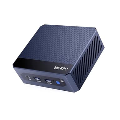 Mini PC Intel Alder lake N100(Max 3.4GHz), 16Go DDR4 512Go M.2 SSD Mini Ordinateur de Bureau W11 Pro, 4 USB 3.2, Dual 4K 60Hz HDMI,WiFi 5G/2.4G BT 4.2, VESA,J45 LAN,Support 2.5'' SSD, Portable tour PC