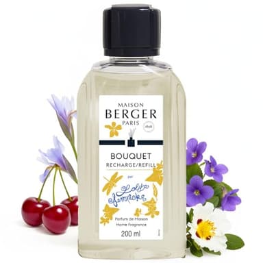 Maison Berger – Recharge Bouquet Parfumé Lolita Lempicka – Parfum d’intérieur pour la maison 200 ml – Fabriqué en France – Diffusion Longue Durée, Douce et Continue