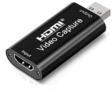 Adaptateur hdmi Cartes de Capture Audio vidéo,1080p Adaptateur USB hdmi Carte Portable Plug & Play Capture, pour Streaming vidéo en Direct Enregistrement vidéo ou Diffusion en Direct