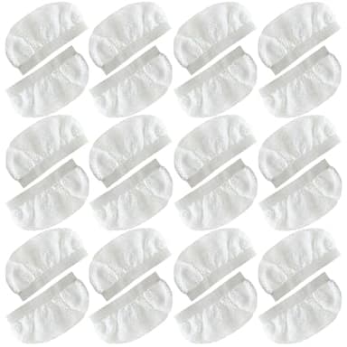 Rjnlsc Lot de 24 tampons de rechange pour balai vapeur Bissell Steam Shot, PurSteam, Wagner Spraytech, Comforday - Lavables