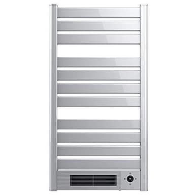 Cecotec Sèche-Serviettes Électrique avec Radiateur Ready Warm 9780 Ceramic Towel Chauffage céramique incorporé, 2000 W, Écran LED, Télécommande, Minuterie, Température Ajustable, Gris foncé