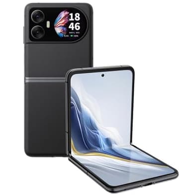 Blackview Téléphone Portable Déverrouillé Hero 10, Design Pliable 6,9 Pouces Double Ecran, Caméra 108MP, 36Go RAM+256Go ROM, Charge Rapide 45W, Smartphone Android 13 Double SIM, GPS NFC Noir