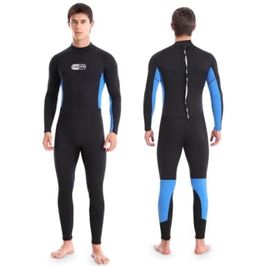 Combinaison de Plongée pour Homme, Combinaison Plongée Complète Homme, Combinaisons de Plongée en Néoprène 3mm Combinaison Natation Homme pour la plongée, Snorkeling, Natation, Surf