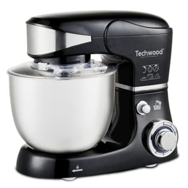 Techwood Robot Pétrin-5L-1000W, Noir