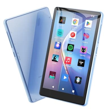 160 Go Lecteur MP3 Bluetooth et WiFi, Lecteur MP4 avec écran Tactile HD 4,5 Pouces Android Lecteur mp3 avec Spotify, Google Play,Amazon Music, Pandora, Libby,lecteurs mp3 et mp4 Enfant baladeur mp3