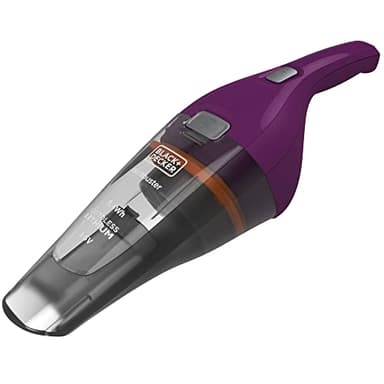 BLACK+DECKER Aspirateur de table à main sans fil, 5,4W, Léger, pratique et ergonomique, 385 ml, 3,6V, NVC115W-QW Bordeaux
