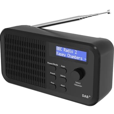 Mycket Radio numérique Radi et FM Dab/Dab+, Radio numérique Portable avec USB Rechargeable 20 Heures de Lecture, 10 Stations préréglées, Prise Casque, écran LCD pour Salon, Bureau, Cuisine, Jardin