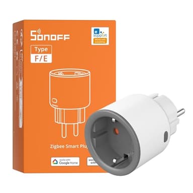 SONOFF S60ZBTPF Zigbee Smart Plug (Requires Zigbee Gateway) – Remote Control, Energy Monitoring, Timer Schedules, Overload Protection, Zigbee Repeater, Compatible with eWeLink App