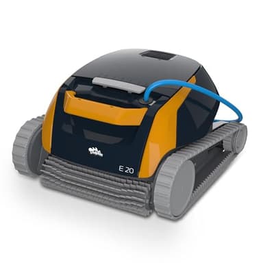 Dolphin E20 Robot Nettoyeur électrique avec Fil pour Piscine Hors-Sol Jusqu’à 10 m - Nettoyage Fond et parois - Économie d'énergie